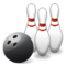 Bowling emoji on Samsung